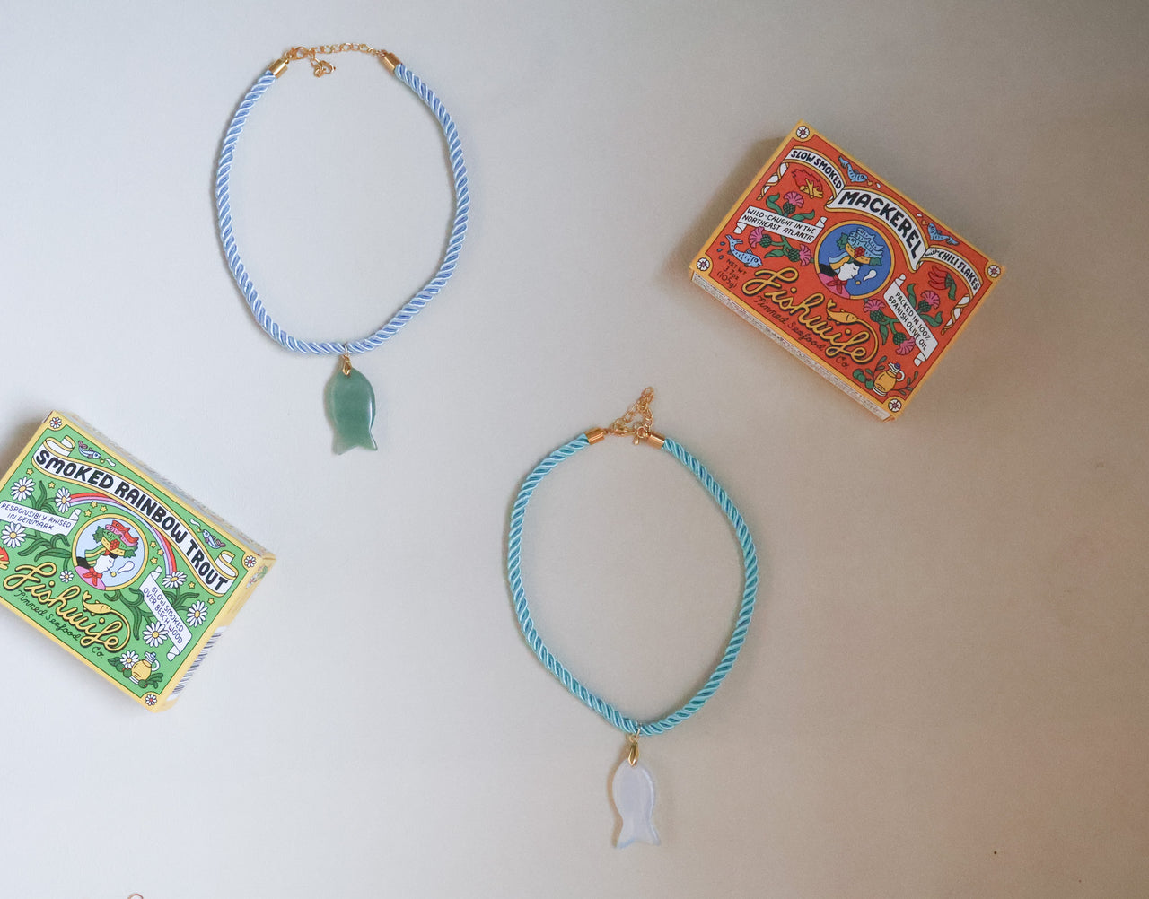 Mado Cord Fish Necklace